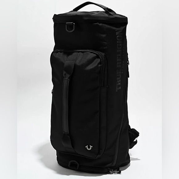 True Religion Switch Black Duffel Backpack - Picture 5 of 8
